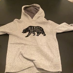 Grey Old Navy California Bear Hoodie